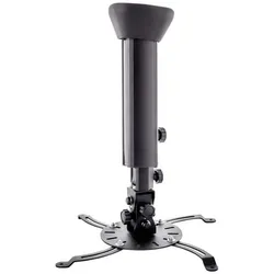 edbak PMV100W Universal Projector Ceiling Mount (Decke), Beamer Halterung, Weiss