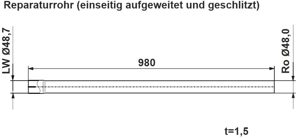 Ernst Abgasrohr, 461054