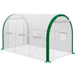 Outsunny - Folientunnel - 358L x 210B x 210H cm - weiß
