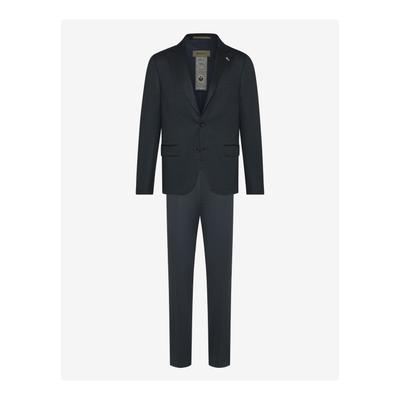 Anzug BENVENUTO. "BENVENUTO. Anzug", Herren, Gr. 48, N-Gr, blau (dunkelblau), Business, regular fit, Anzüge, Jersey Anzug