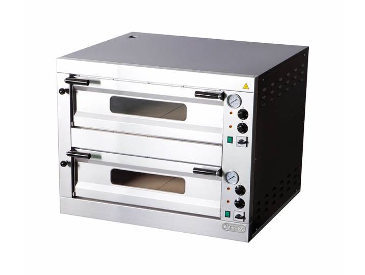 Bartscher E8 Zweikammer-Pizzaofen