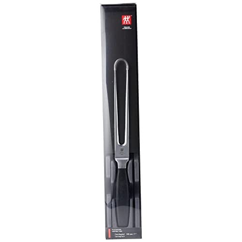 Zwilling Four Star vleesvork met ergonomische zwarte kunststof handgreep en 18 cm lemmet