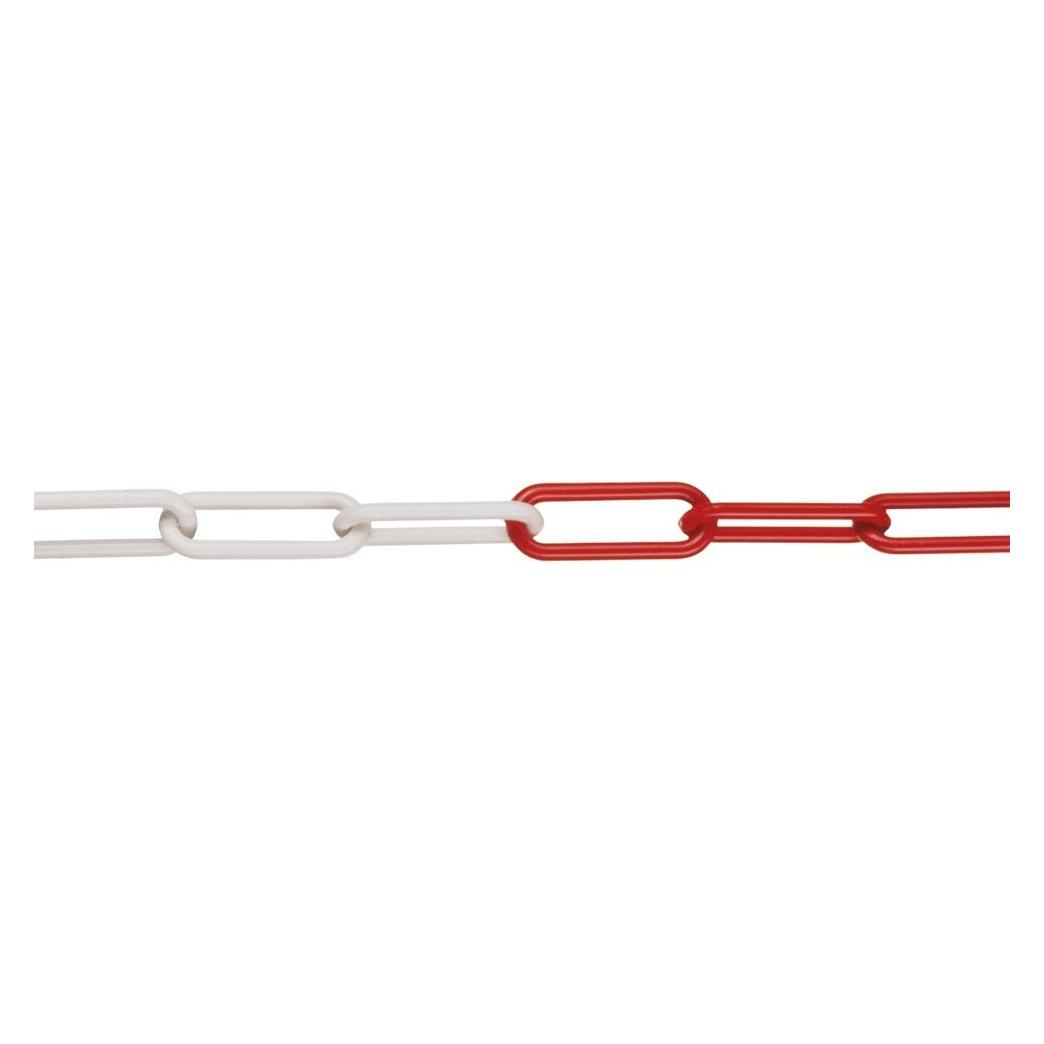 Moravia Sperrkette M-DEKO-Sicht 6 rot-weiss, Zerreisslast 250 daN (50 m) (211.23.924)