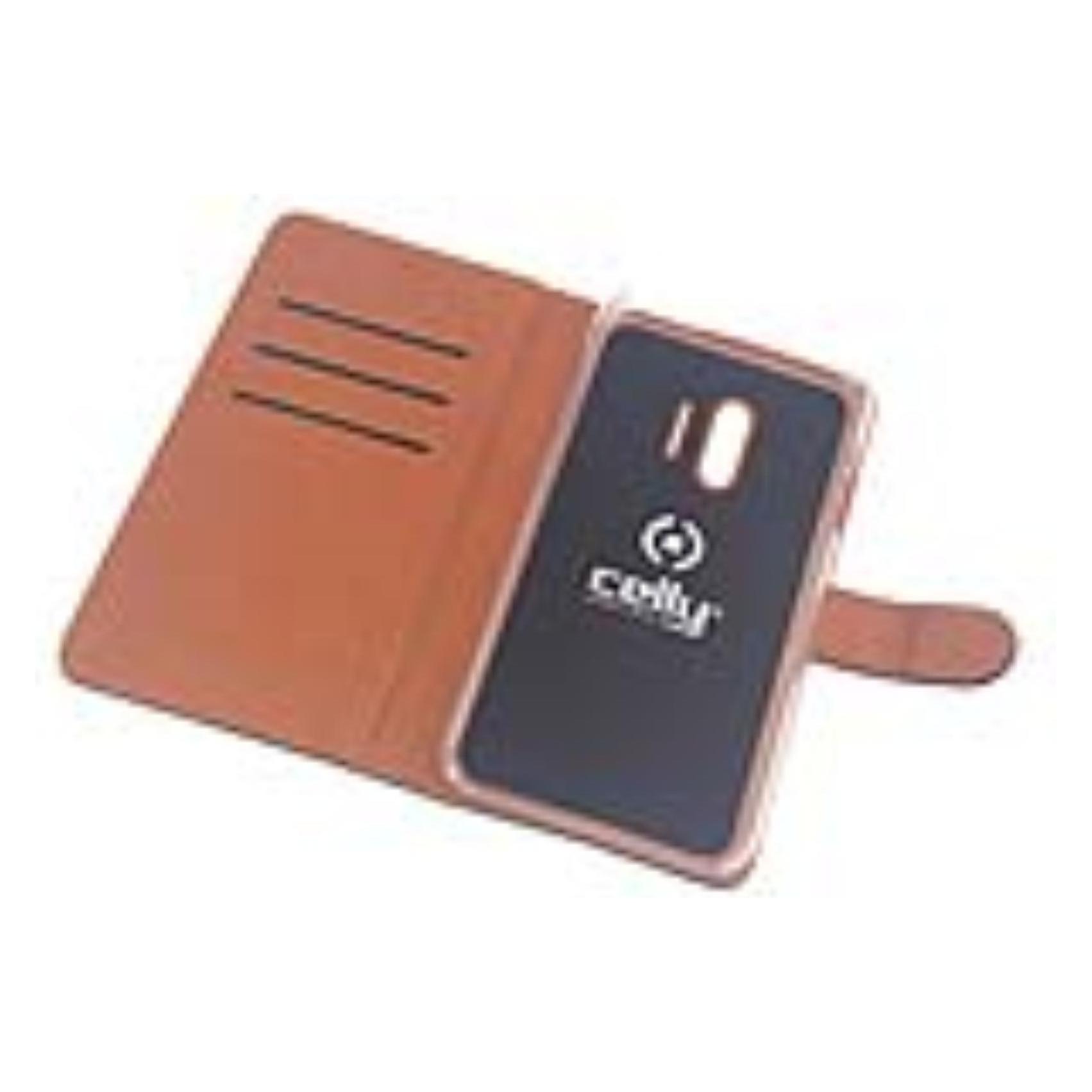 Celly WALLY Handytasche Etui Schwarz (Samsung Galaxy J4 (2018)) (WALLY757)