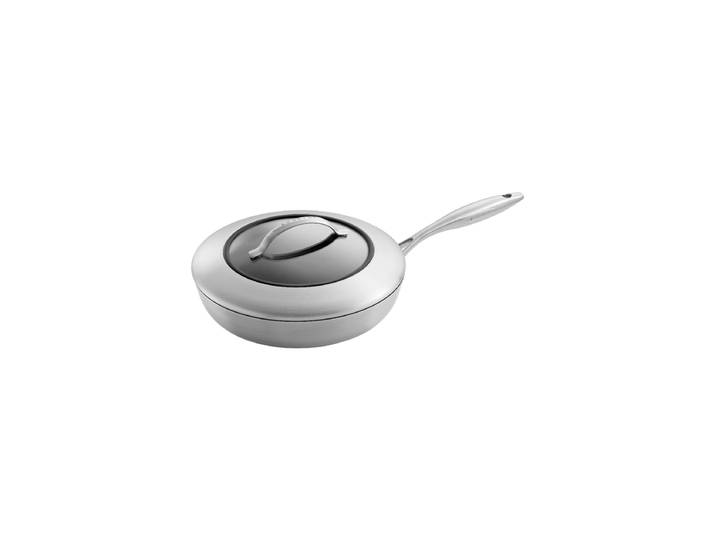 Premium Schmorpfanne „CTX“ inkl. Deckel Silber, Schwarz Ø 28 cm SCANPAN