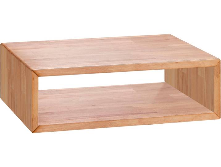 Nachttisch HASENA Akai , beige (natur), B:50cm H:16cm T:41cm, Kernbuche massiv, Tische, Nachttisch