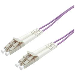 ROLINE LWL-Kabel 50/125µm OM4, LC/LC, violett, 7 m 21.15.8754