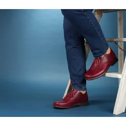 Think Schnürschuhe wein-rot Pensa Damen rosso 849-5000 Gr.42 - PN 143