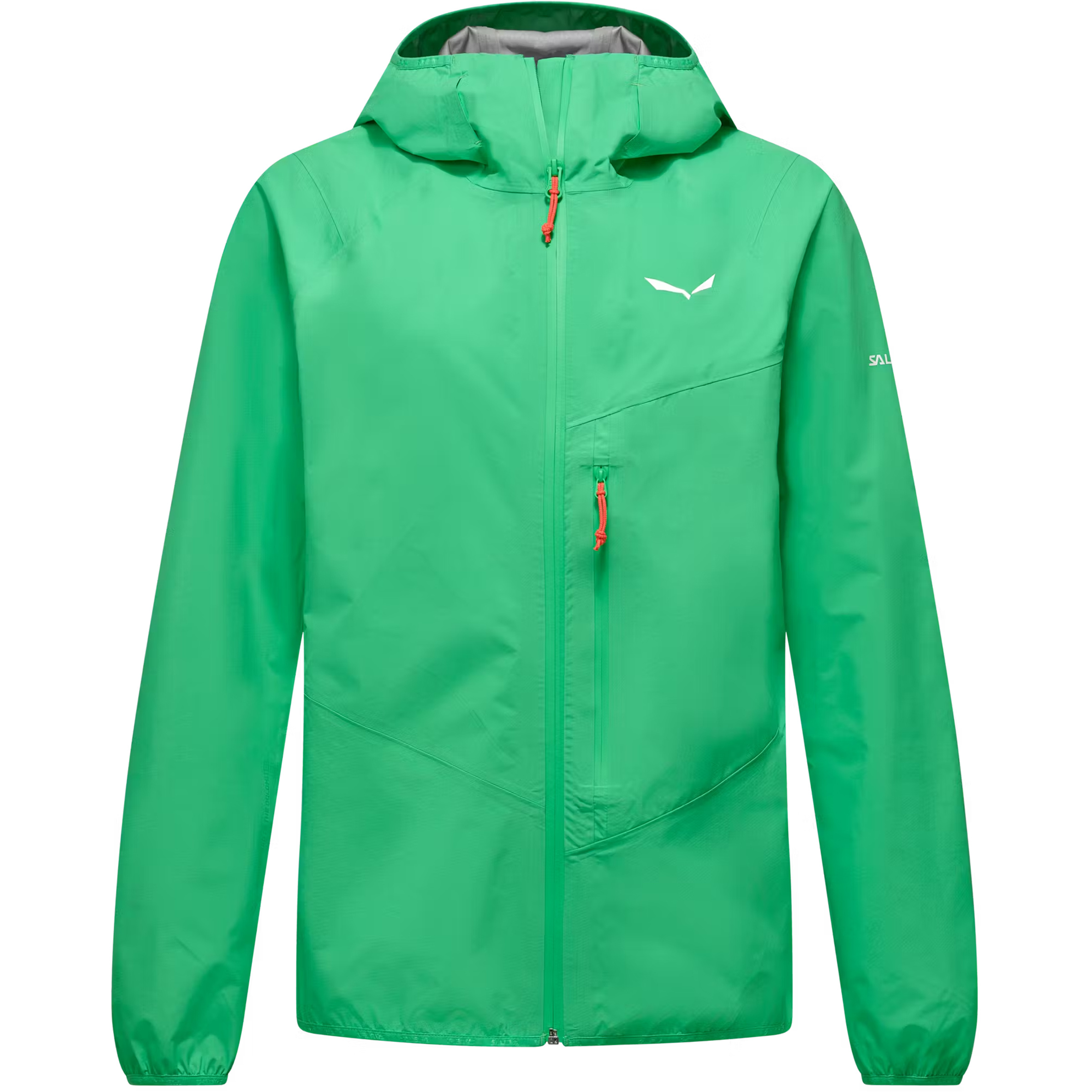 Salewa Agner 3 Ptx 3L Damen Regenjacke gruen Größe XXS Alpinklettern | Sportklettern | Bouldern Klein verpackbar