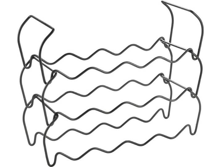 Metaltex - Stapelbaar Wijnrek - Flessenrek - 12 Wijnflessen - Wijnfleshouder - Zwart - 3 Stuks