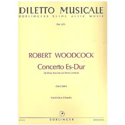Concerto Es-Dur für Oboe, Streicher und BC Partitur und Stimmen, Fachbücher von Robert Woodcock