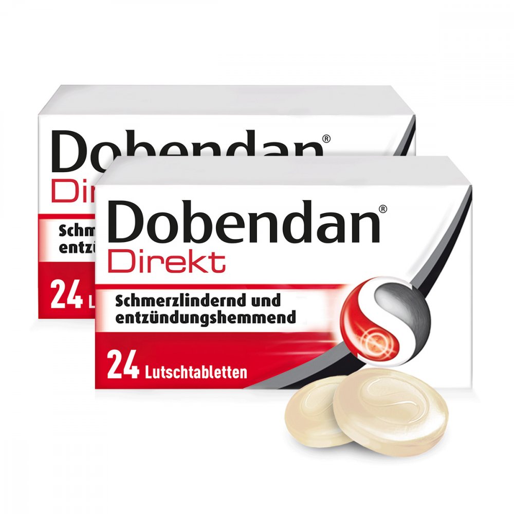 Reckitt Benckiser Deutschland GmbH Dobendan Direkt Flurbiprofen 8,75 mg Lutschtabletten 08100050