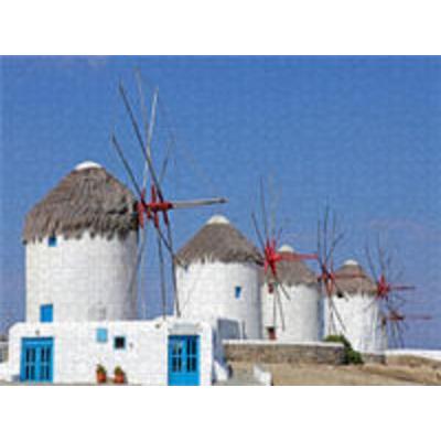 CALVENDO Puzzle Ein Motiv aus dem Kalender Die Kykladen - Inseln im Ägäischen Meer | 1000 Teile Lege-Größe 64x48cm Foto-Puzzle für glückliche Stunden