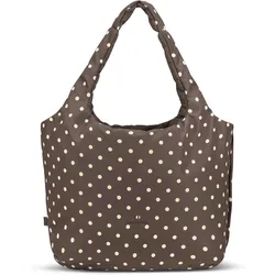 JOHNNY URBAN Shopper Cleo Tote Bag brown polka dots - 41