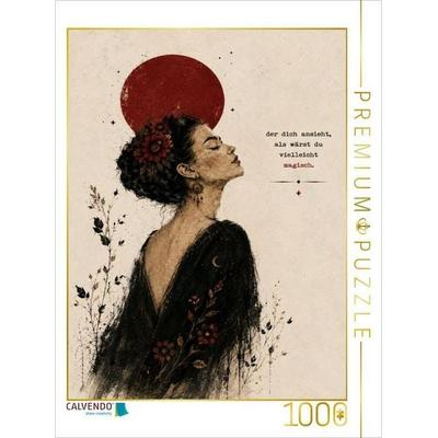 CALVENDO Puzzle Wer tief fühlt, wird nie oberflächlich leben. | 1000 Teile Lege-Größe 64x48cm Foto-Puzzle für glückliche Stunden