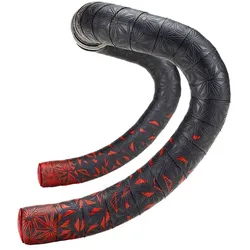 Supacaz Super Sticky Kush Star Fade Lenkerband red star fade / rote plugs