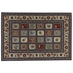 THEKO Teppich Carlucci Peri blue 60x90 cm