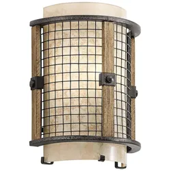 Elstead Lighting, Gartenbeleuchtung, Ahrendale Wandleuchte E14 Amboss-Eisen (E14, IP20, IP55)
