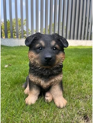 Hi-Line Gift "10"" German Shepherd Puppy Statue"