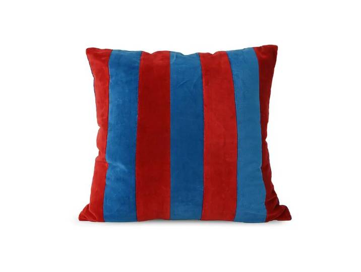 Byon Coussin Pathi M 45x45 cm Bleu-rouge