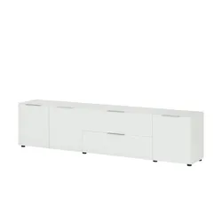 TV-Lowboard   ¦ weiß ¦ Maße (cm): B: 226 H: 55 T: 40.0