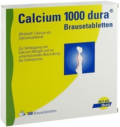 Calcium-dura Calcium 1000 dura Brausetabletten 100 St