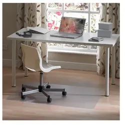 Floortex FC1213017EV Cleartex valuemat 116x130 cm Vinyl Bodenschutzmatte für harte Böden