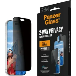 PanzerGlass® 2-Way Privacy Displayschutz Ultra-Wide Fit, iPhone 18 Pro