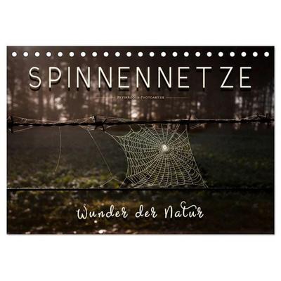 Spinnennetze - Wunder der Natur (Tischkalender 2026 DIN A5 quer), CALVENDO Monatskalender