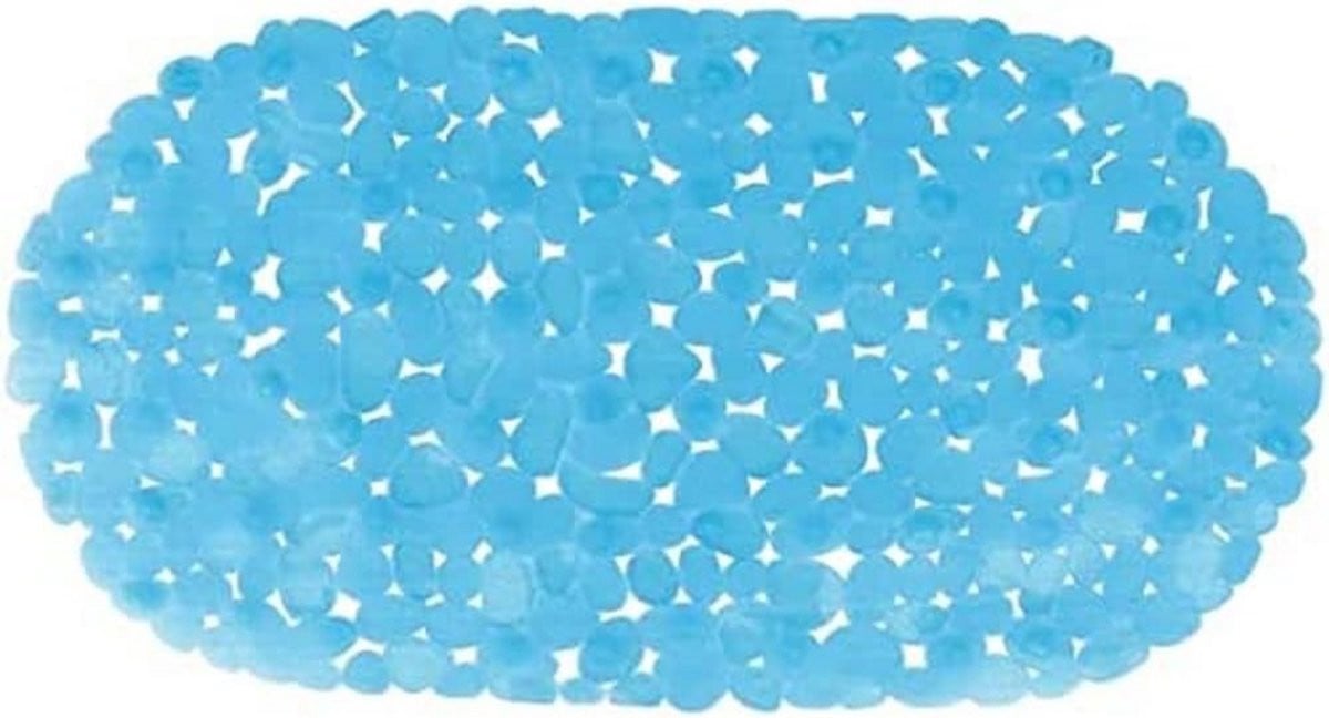 Antislip Badmat Zacht Chenille Microvezel Blauw voor Badkamer