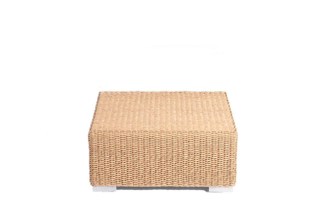 MUESING Hocker Residence Alu/PE-Kunststoffgeflec ht Hyazinthoptik SonnenPartner 16906095
