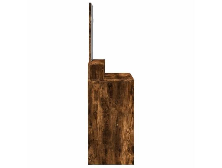 Promotion mai  * Coiffeuse avec miroir - Table de cosmétique - chêne fumé 80x41x144 5 cm EU523848175