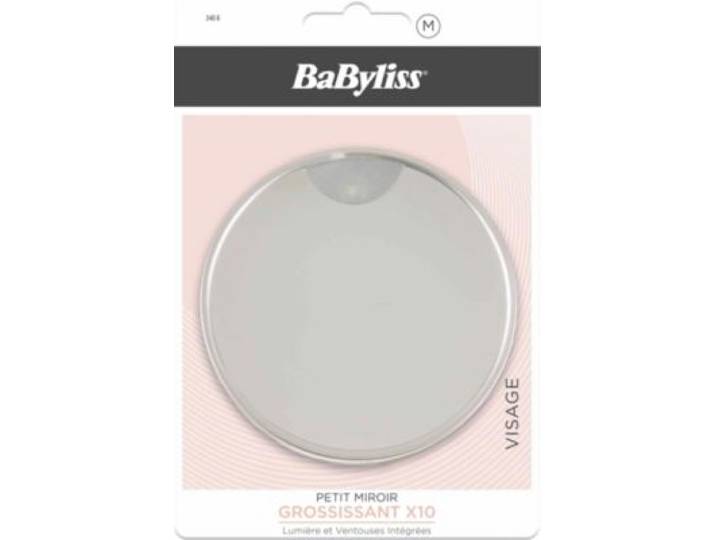 Babyliss - Miroir Petit Lumineux Avec Ventouse X10