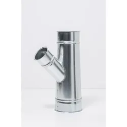 Sonstige 45° Sonderabzweiger Reduktion gebördelt | verzinkt Ø 350 x 300 x 200 mm