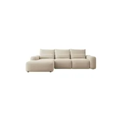 Selsey Ecksofa mit Schlaffunktion  ¦ beige ¦ Maße (cm): B: 264 H: 82