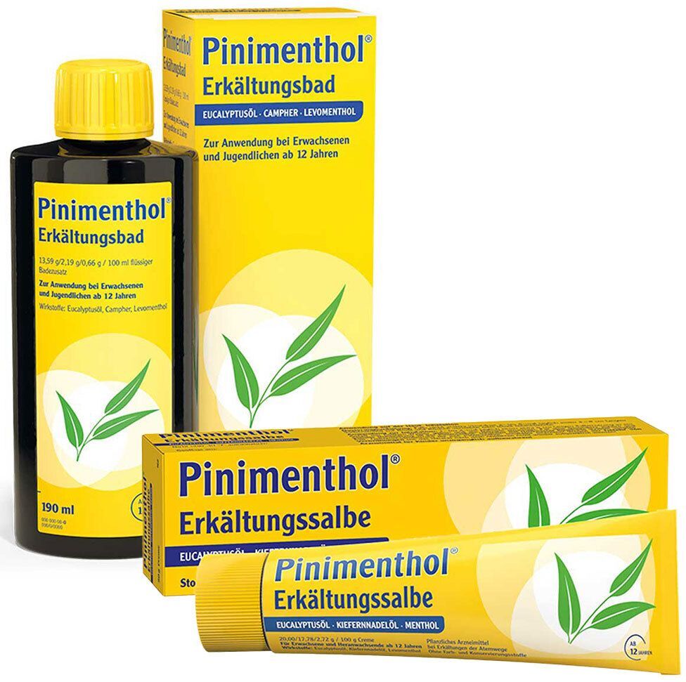 Pinimenthol Pini Salbe und Bad 1 St Set