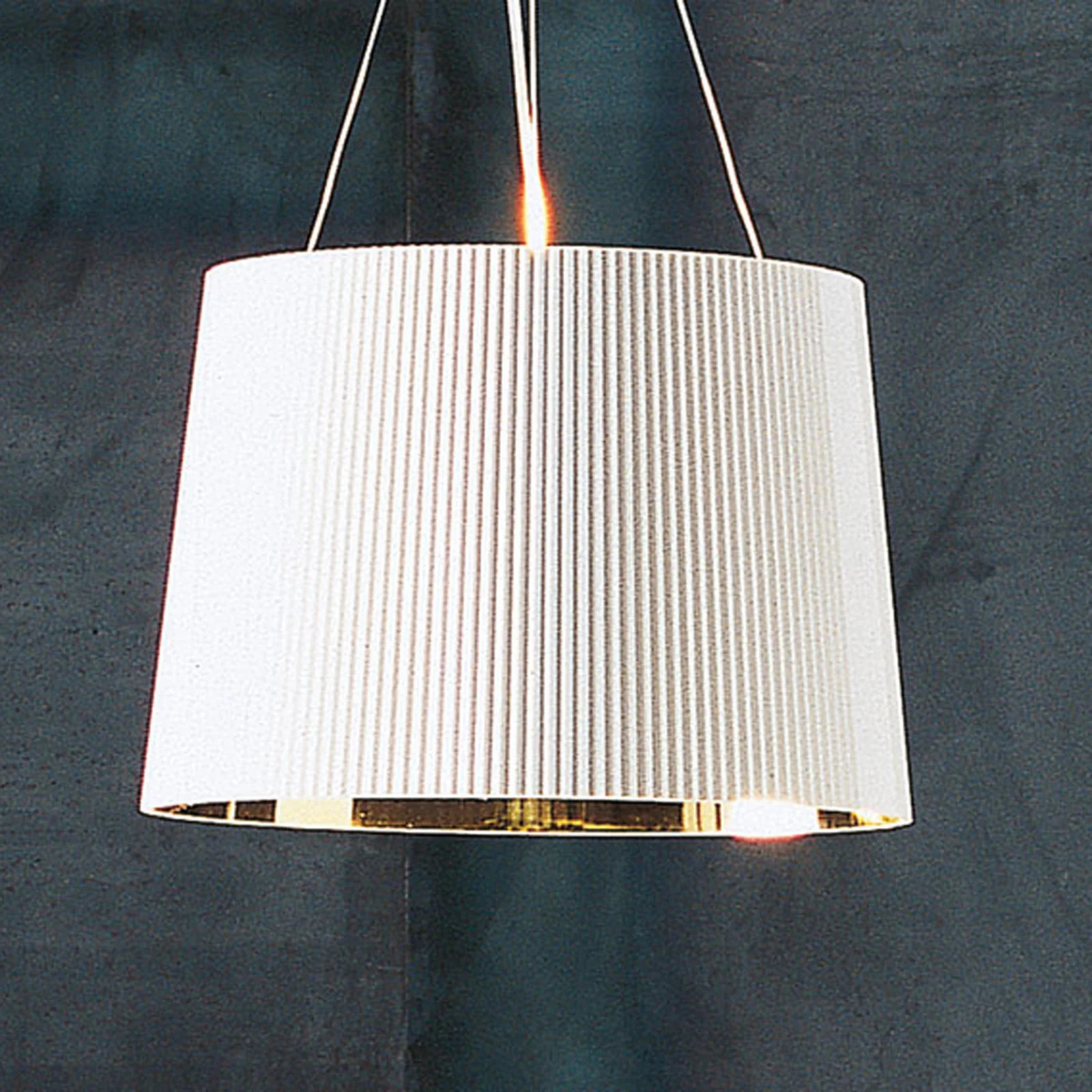 Kartell Gè hanglamp wit/goud in kunststof en metaal