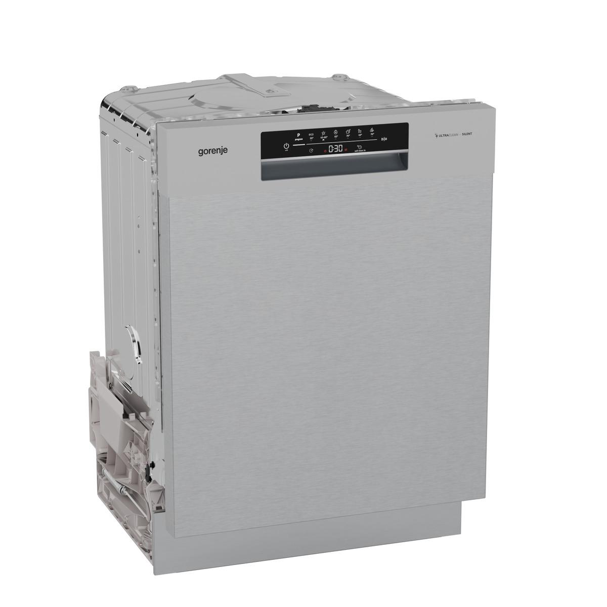 Gorenje GU642D90X Einbau-Geschirrspüler, unterbaufähig, Inox