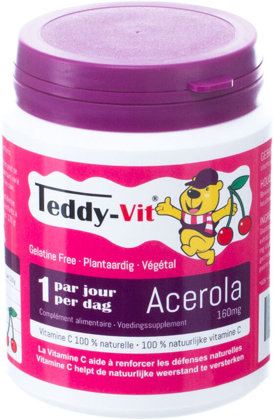 TEDDY-VIT - Teddy Vit C Acerola 160 mg Gommes Oursons 50 Pièces
