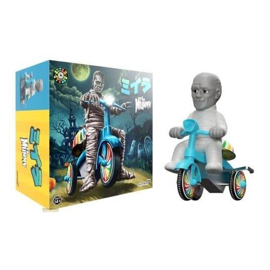 Super7 Universal Monsters Super Cycles Véhicule The Mummy (Light Grey w/ Blue Trike) (71382773)