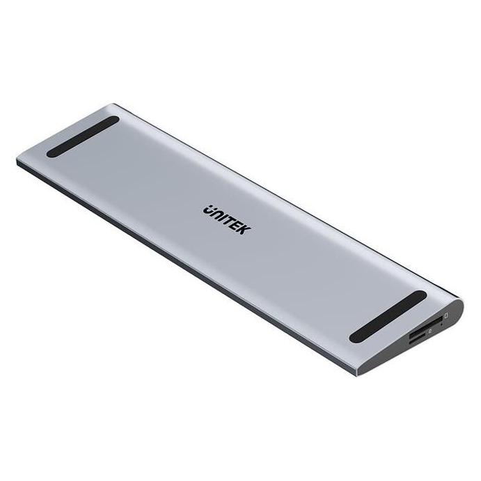 Unitek Stacja Dokująca Kvm 2x HDMI 1x DP 4k Usbc Mst HDMI 2.0 Z Podstawką (D1106AGY01)