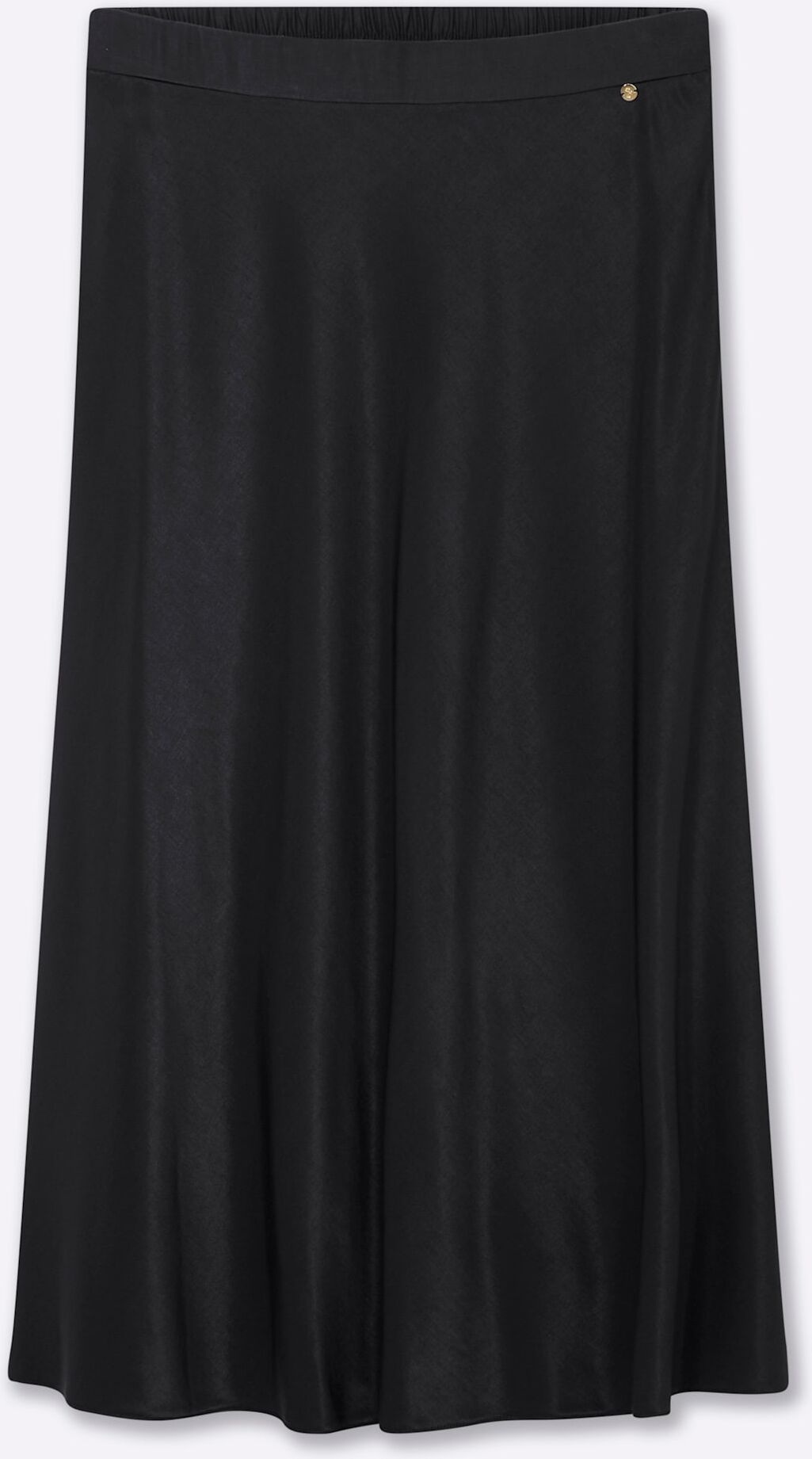 Faltenrock SHEEGO, Damen, Gr. 54, schwarz, 74% Viskose, 26% Polyester, unifarben, lang, Röcke Faltenrock schwarz 54