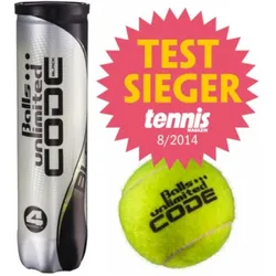 Tennisbälle - Balls Unlimited Code Black 4er Dose