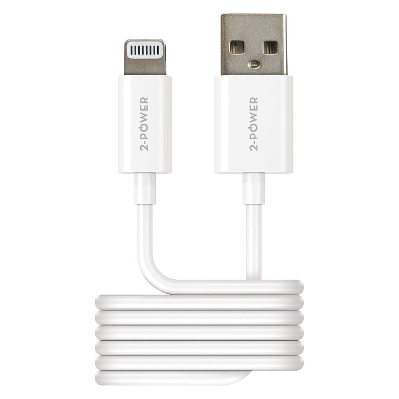 2-Power 1M USB-A to Lightning USB Cable (1 m) (UC1M02W-C)