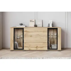 Sideboard Caro ca. 150x70 cm Eiche Wotan