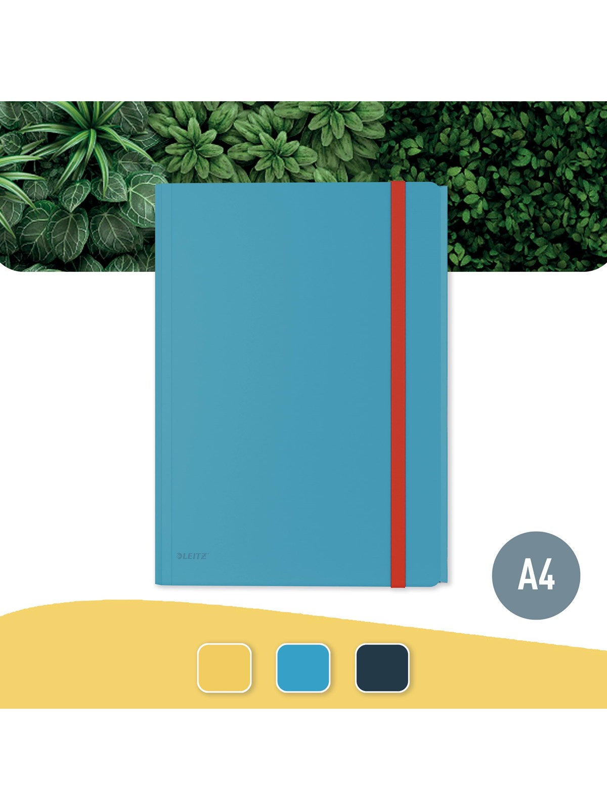 Leitz Cosy Eckspannermappe mit Tasche Sanftes Blau