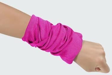 Market Central Quick Dry Sweat Absorbing Wrist Protector For Running, Fitness & Outdoor Sports plum