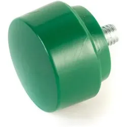 Abbey Bike Tools, Zubehör Schlagwerkzeug, Ersatz-Kunststoffschlagfläche für Edelstahl-Hammer Shop 30 mm Grü...