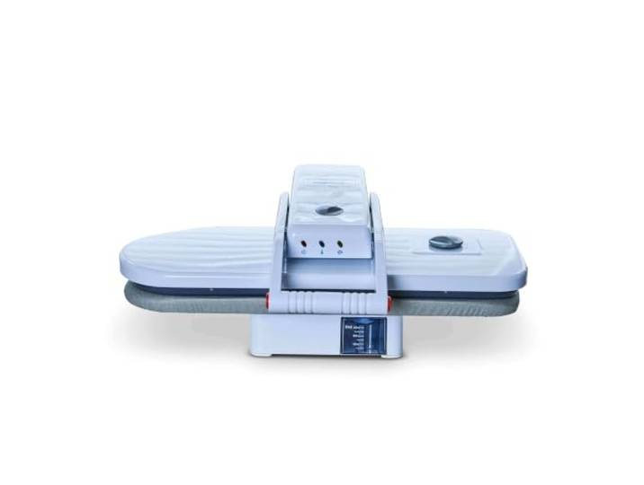 Professionelle Dampfbügelpresse (Erweiterte Bügel Drücken) mit Ständer von Speedypress - Kleine (Kompakt) Größe - 55cm y 22cm (zzgl. Decke & Schaum im Wert von 45 € GRATIS)