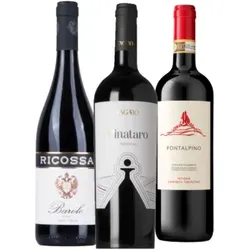 Weinpaket - Chianti - Barolo - Apulien - 3 Fl. - 2.25L